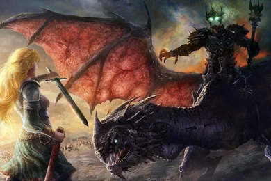 Witch king Of Angmar And Eowyn The Return Of The King Wallpapers ...