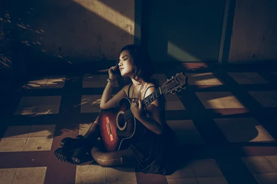 Acoustic, Chord, Art, Romantic, Music, Guitar, Hd Wallpapers