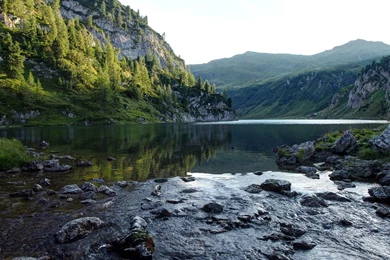 2560x1440 Mountain River Desktop PC And Mac Wallpapers