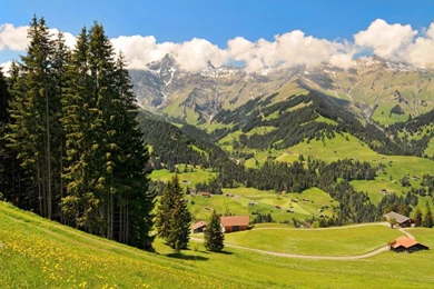 Wallpapers Mountain Swiss Alps Kingdom 1366x768