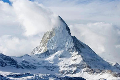 Wallpapers Snow, Winter, Clouds, Mountains, Peak, Switzerland ...