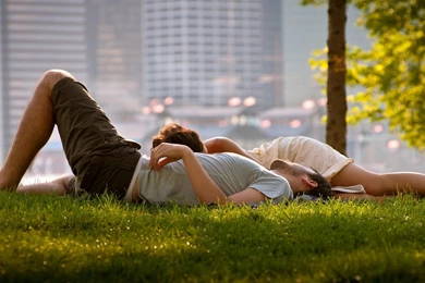 Romantic Sweet Love Couple Romance In Garden Full HD Wallpapers ...