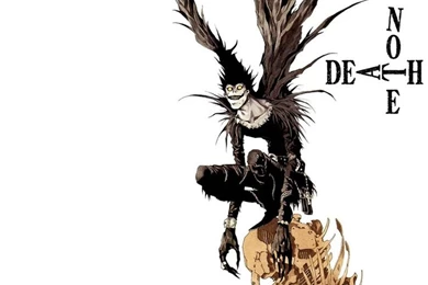 Death Note Shinigami Ryuk Flying Bones Wallpapers   Your HD ...