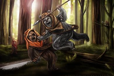 Fighting Ewoks By Kukulein On DeviantArt