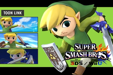 Super Smash Bros. 3DS/Wii U   Toon Link Wallpapers By DaKidGaming ...