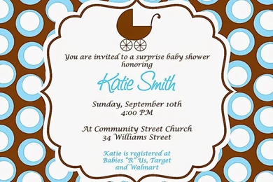 Baby Shower Backgrounds For Boys