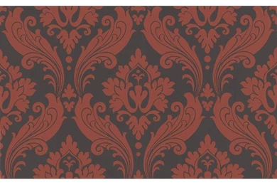 Orange Damask Wallpapers