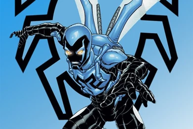 Blue Beetle I4 Drawns Cartoons Wallpapers For iPhone Download Free