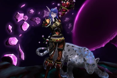 Night Elf Hunter In Deepholm Wallpaper,deepholm HD Wallpaper,night ...