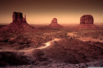 Dark Monument Valley, Arizona HD Desktop Wallpapers : High ...