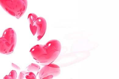 Wallpapers Hearts With White Laptop Heart Pink Flight 1366x768 ...