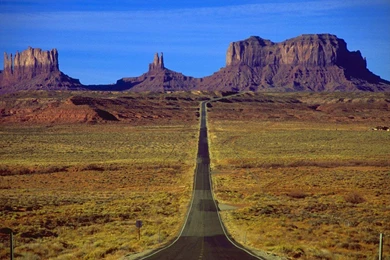 Download Wallpapers Highway In Monument Valley (1600 X 1200 ...